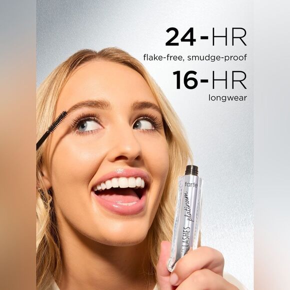 NIB- tarte lights, camera, lashes platinum mascara - Picture 4 of 10